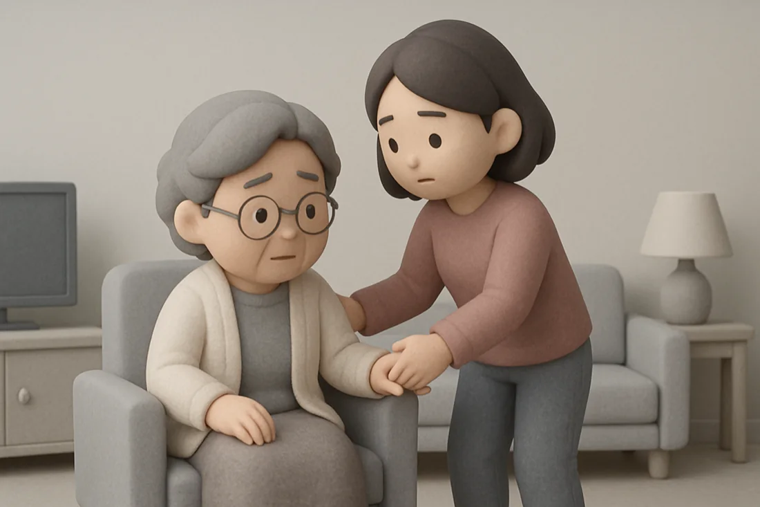 부모님을 돌보는 자녀